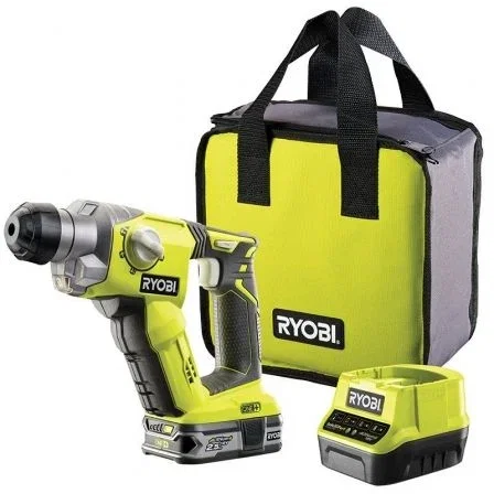 Ryobi R18SDS-125S Martillo Percutor 18V con Mandril SDS+, Batería 2,5 Ah y Cargador